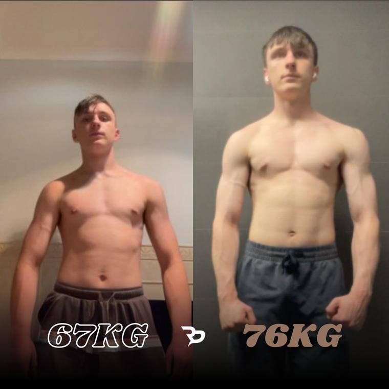 Client transformation, +9 kg